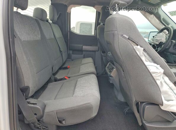 1FTEX1EB4NKE21815 2022 FORD F150 White უკანა სავარძლების ხედი