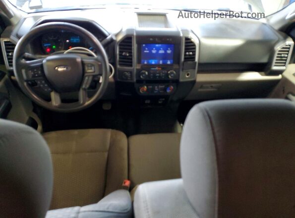 1FTEX1EB5LKD37192 2020 FORD F150 Gray წინა პანელის ხედი