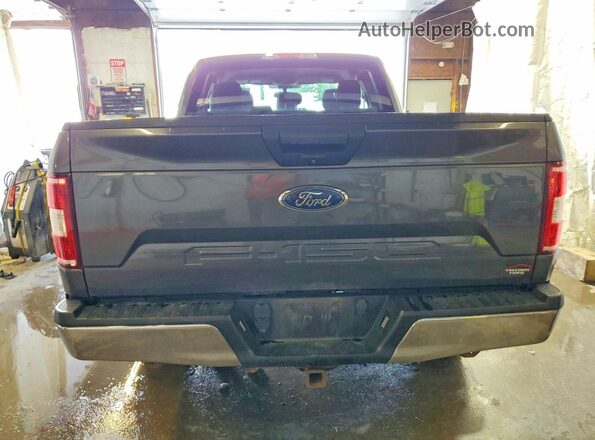 1FTEX1EB5LKD37192 2020 FORD F150 Gray უკანა ხედი