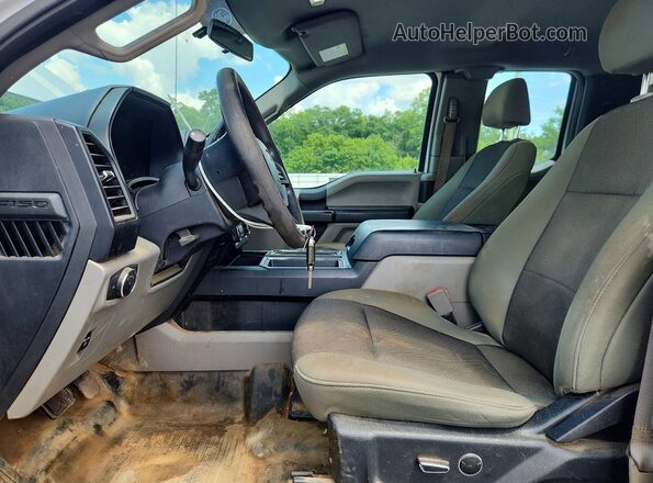 1FTEX1EB6JKF41917 2018 FORD F150 Белый Вид салона спереди