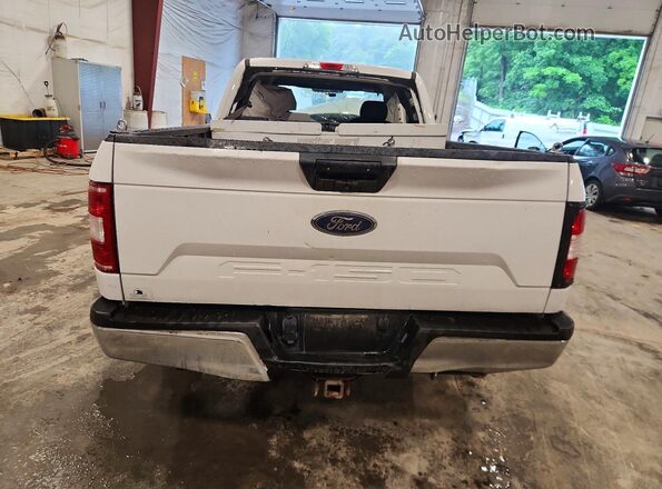 1FTEX1EB7JFB47433 2018 FORD F150 White უკანა ხედი