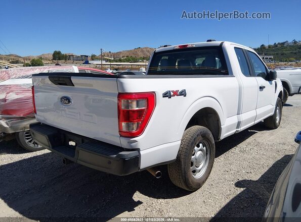 1FTEX1EB7MKD60992 2021 FORD F150 White Հետևի աջ