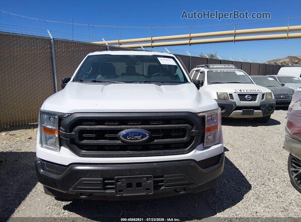 1FTEX1EB7MKD60992 2021 FORD F150 White Սարքավորումների վահանակի տեսք