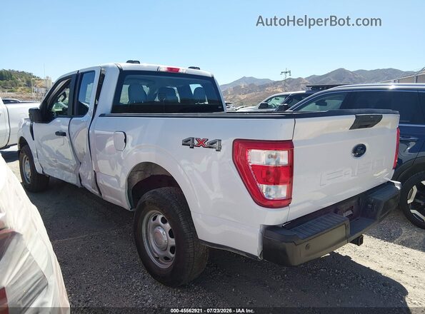 1FTEX1EB7MKD60992 2021 FORD F150 White Սալոնի 360 աստիճան տեսք