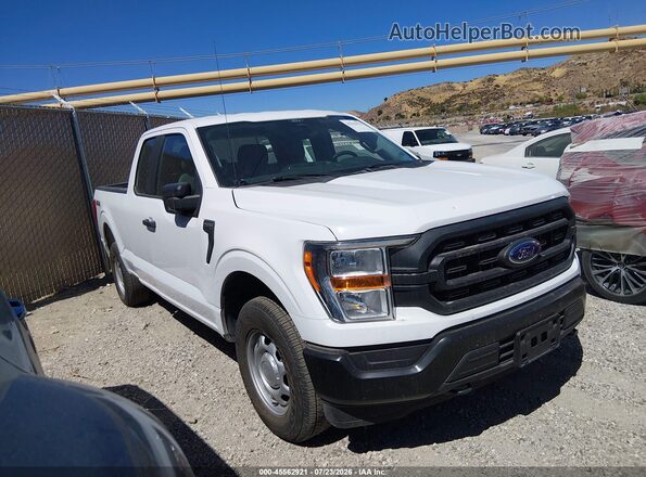 1FTEX1EB7MKD60992 2021 FORD F150 White Սալոնի հետևի տեսք