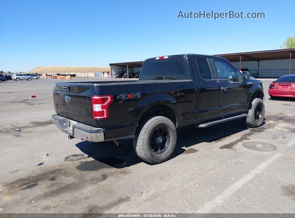 1FTEX1EB9KKE16038 2019 FORD F150 Черный Задняя правая четверть