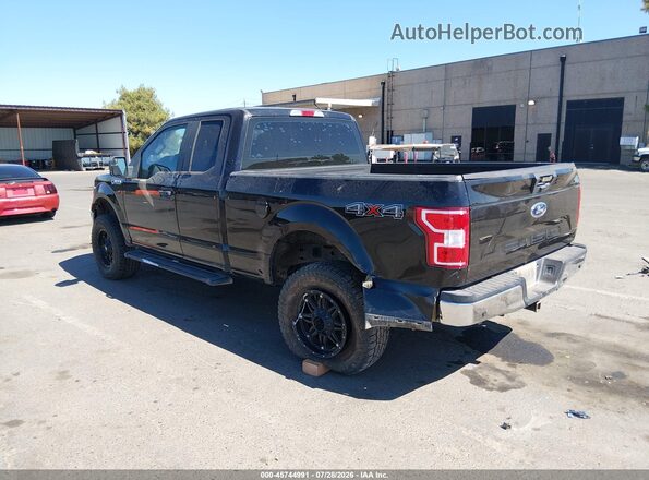 1FTEX1EB9KKE16038 2019 FORD F150 Черный Задняя левая четверть