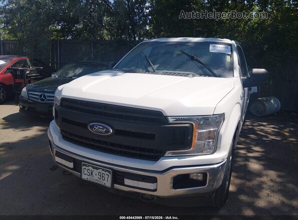 1FTEX1EBXJFD71344 2018 FORD F150 Белый Вид щитка приборов