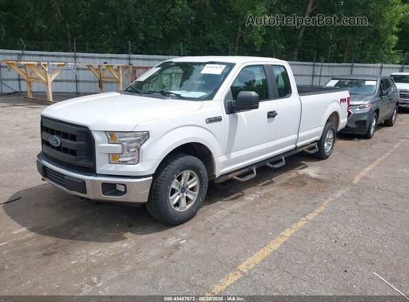 1FTEX1EF1HKD87694 2017 FORD F150 White Передня ліва чверть