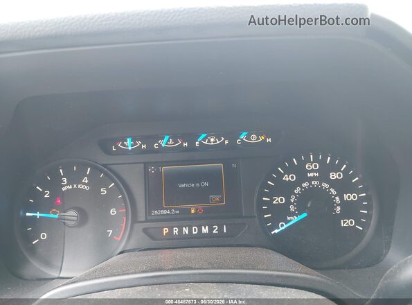 1FTEX1EF1HKD87694 2017 FORD F150 White Вид задніх сидінь