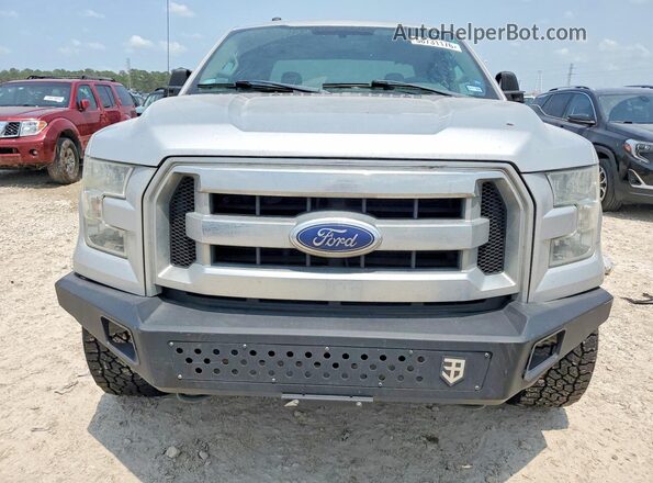 1FTEX1EF2GKE66547 2016 FORD F150 Silver Դիմացի տեսք