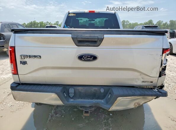 1FTEX1EF2GKE66547 2016 FORD F150 Silver Հետևի տեսք