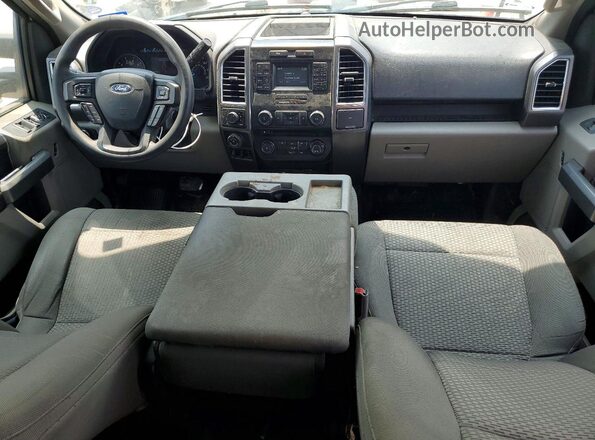 1FTEX1EF2GKE66547 2016 FORD F150 Silver Առջևի վահանակի տեսք