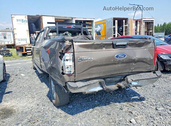 1FTEX1EF4GKF73776 2016 FORD F150 Tan Vista del compartimento del motor