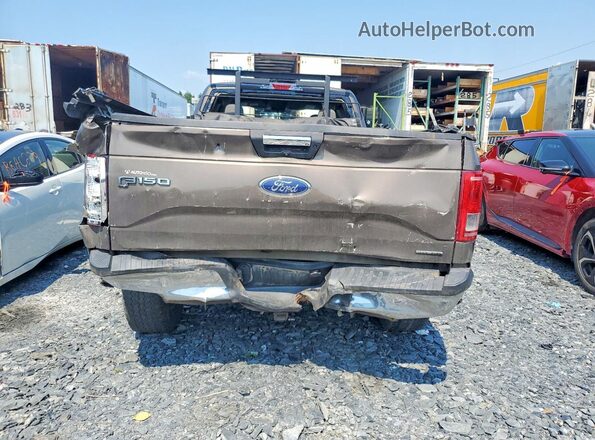 1FTEX1EF4GKF73776 2016 FORD F150 Tan Vista trasera