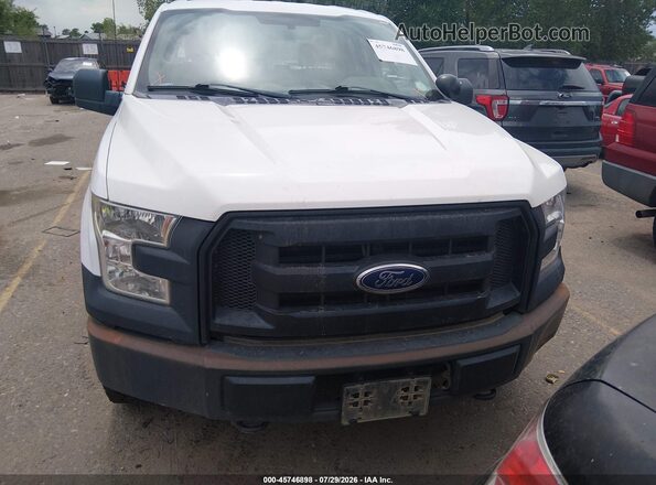 1FTEX1EF7GKD05580 2016 FORD F150 White Widok wnętrza z tyłu