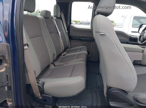 1FTEX1EFXGKE51035 2016 FORD F150 Blue Vista de la etiqueta del VIN