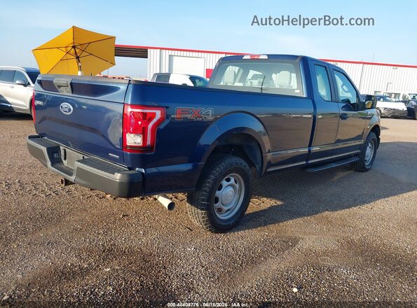 1FTEX1EFXGKE51035 2016 FORD F150 Blue Trasero derecho