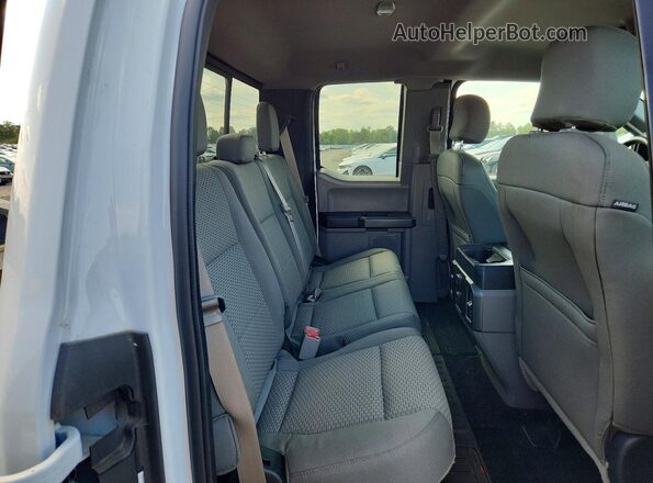 1FTEX1EFXGKF41818 2016 FORD F150 White Вид задніх сидінь