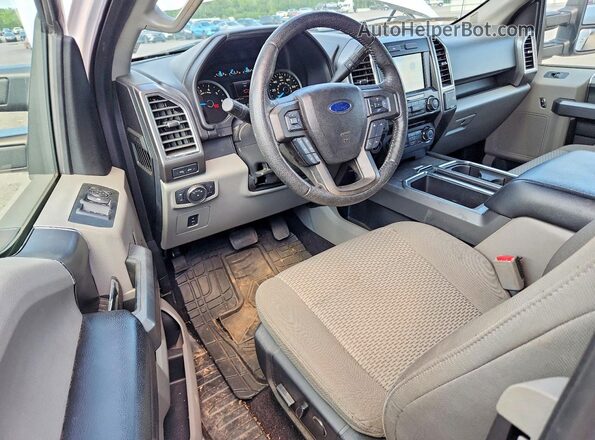 1FTEX1EFXGKF41818 2016 FORD F150 White Вид панелі приладів