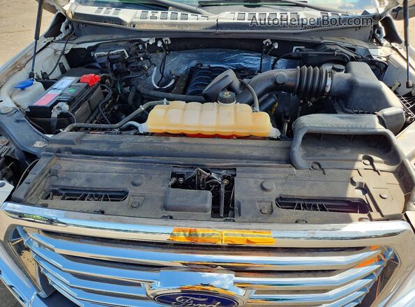 1FTEX1EFXGKF41818 2016 FORD F150 White Вид задньої частини салону