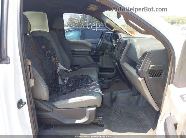 1FTEX1EP0HFC00415 2017 FORD F150 White წინა სალონის ხედი