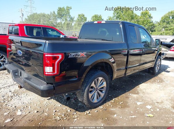 1FTEX1EP0HFC32930 2017 FORD F150 Black Trasero derecho