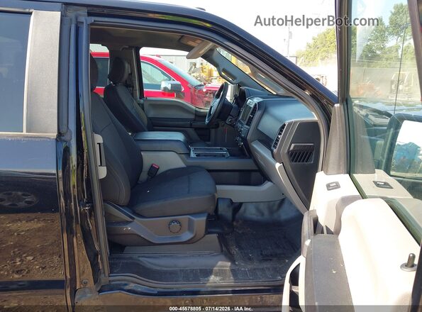 1FTEX1EP0HFC32930 2017 FORD F150 Black Vista interior delantera