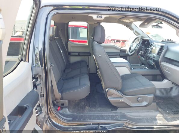 1FTEX1EP0HFC32930 2017 FORD F150 Black Vista de la etiqueta del VIN