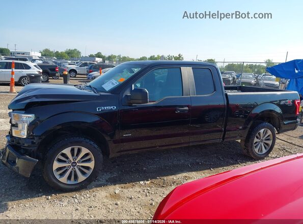 1FTEX1EP0HFC32930 2017 FORD F150 Black Vista interior de 360 grados