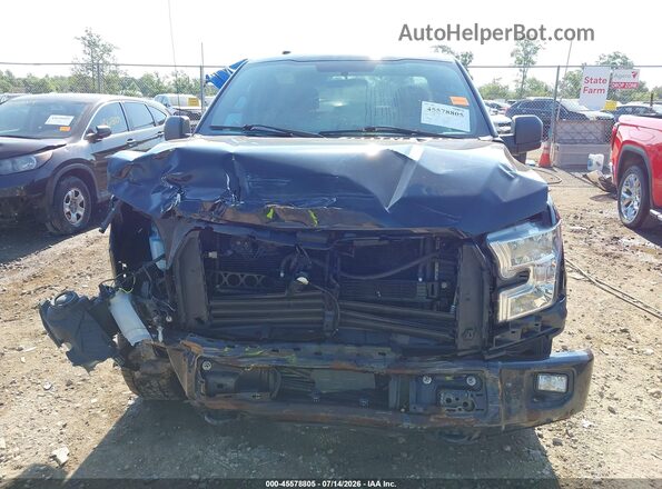 1FTEX1EP0HFC32930 2017 FORD F150 Black Vista frontal