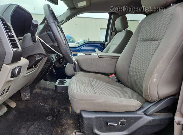 1FTEX1EP0JKD58332 2018 FORD F150 Blue Սալոնի դիմացի տեսք