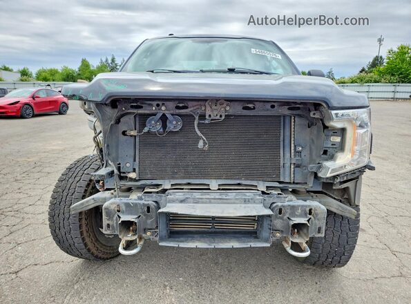 1FTEX1EP0JKD58332 2018 FORD F150 Blue Դիմացի տեսք