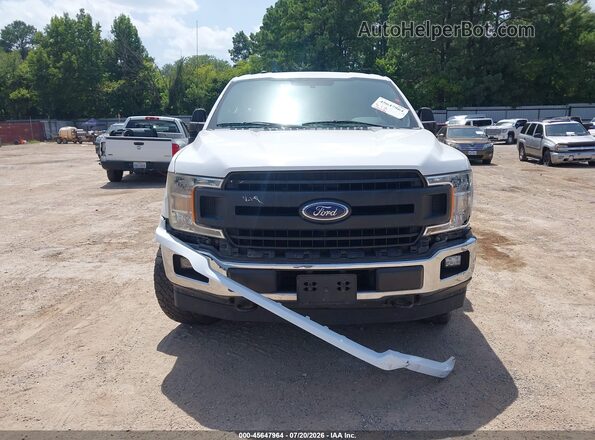 1FTEX1EP0JKF21187 2018 FORD F150 White ხელსაწყოთა პანელის ხედი