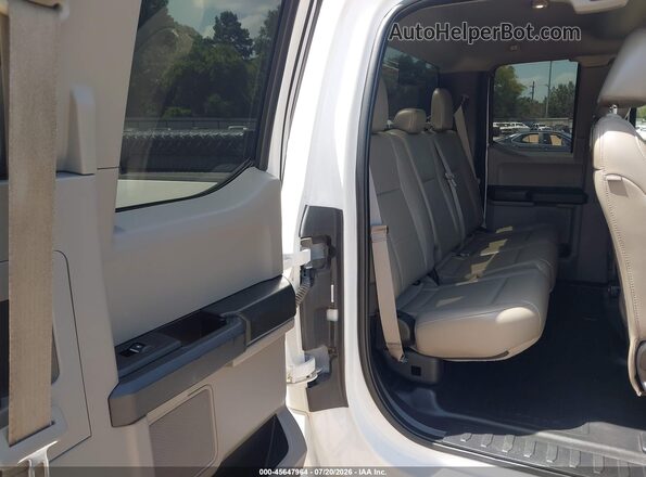 1FTEX1EP0JKF21187 2018 FORD F150 White VIN კოდის სტიკერის ხედი