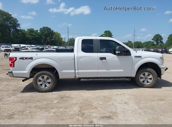 1FTEX1EP0JKF21187 2018 FORD F150 White უკანა სალონის ხედი