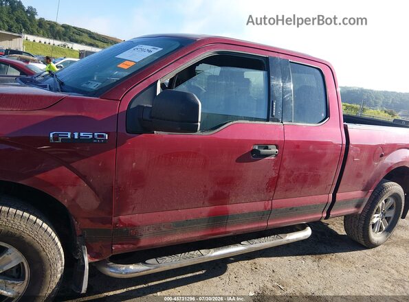 1FTEX1EP0JKG01380 2018 FORD F150 Maroon 