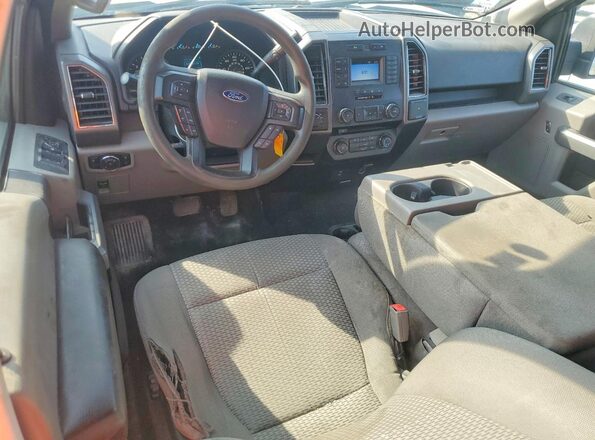 1FTEX1EP0JKG07793 2018 FORD F150 White Vista del salpicadero