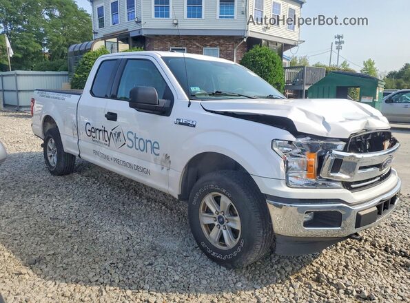 1FTEX1EP0JKG07793 2018 FORD F150 White Delantero derecho