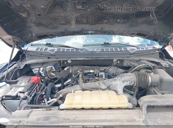 1FTEX1EP0KKC65263 2019 FORD F150 Blue Вид ззаду