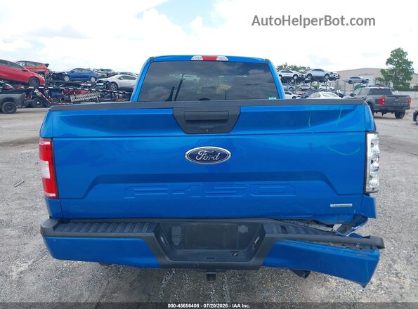1FTEX1EP0KKC65263 2019 FORD F150 Blue 