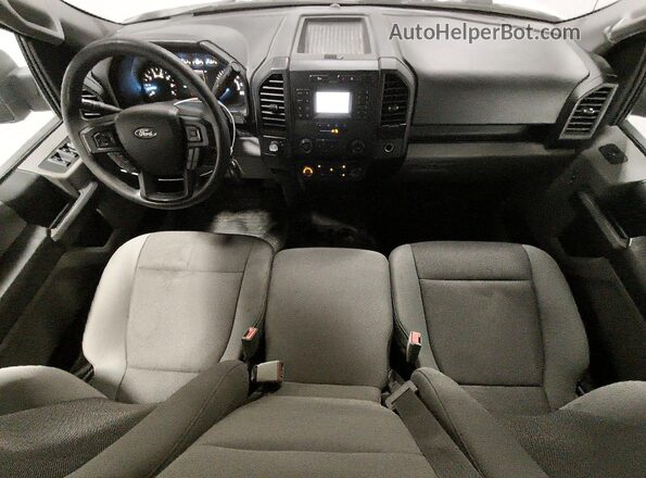 1FTEX1EP0KKE83283 2019 FORD F150 White Widok deski rozdzielczej