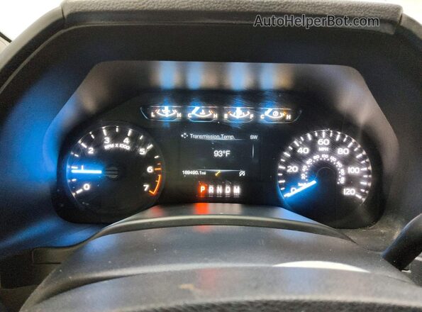 1FTEX1EP0KKE83283 2019 FORD F150 White Widok zestawu wskaźników