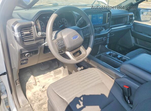 1FTEX1EP0PKF41125 2023 FORD F150 White Вид панелі приладів