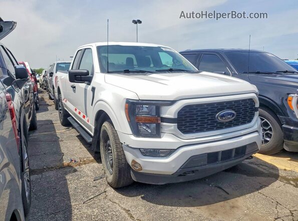 1FTEX1EP0PKF41125 2023 FORD F150 White Передня права чверть