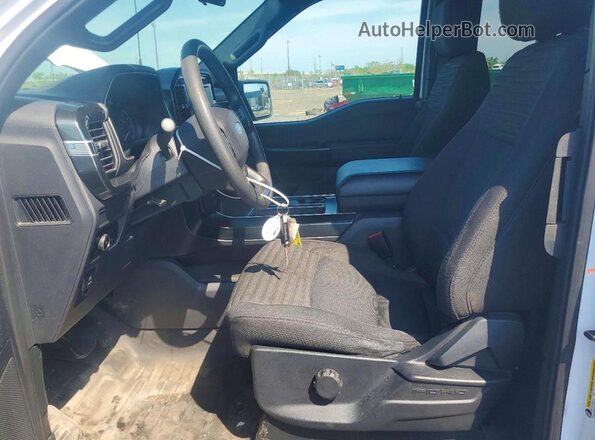 1FTEX1EP0PKF41125 2023 FORD F150 White Вид салону спереду