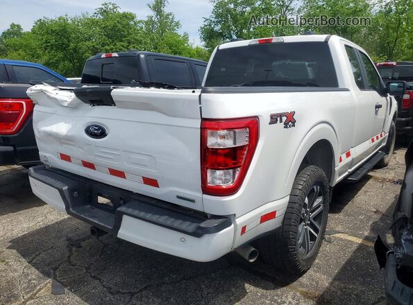 1FTEX1EP0PKF41125 2023 FORD F150 White Задня права чверть