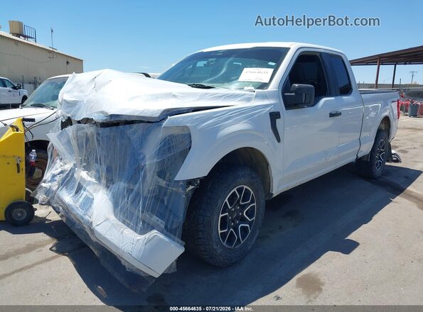 1FTEX1EP0PKF53520 2023 FORD F150 White Vista tres cuartos delantera izquierda