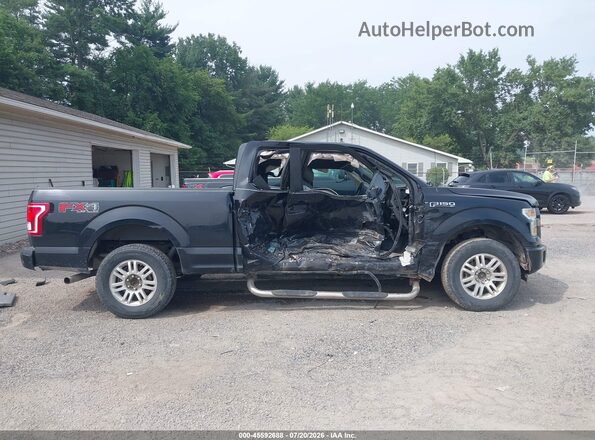 1FTEX1EP1GFA36364 2016 FORD F150 Black Widok wnętrza 360 stopni