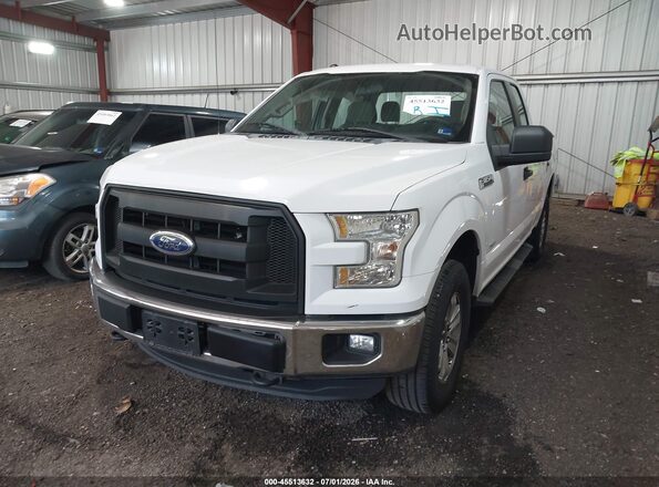 1FTEX1EP1GFD08444 2016 FORD F150 Белый Передняя левая четверть